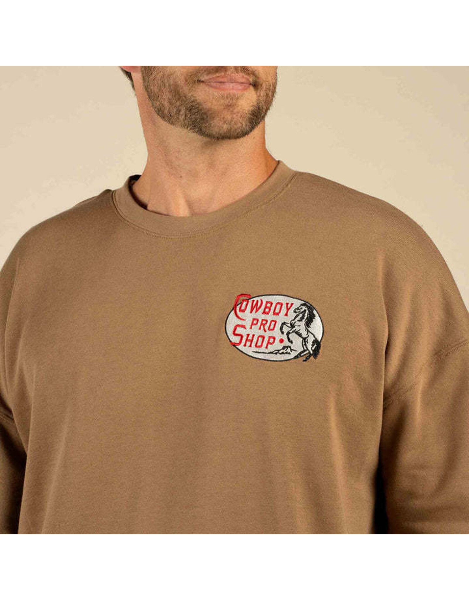 Sendero Cowboy Pro Shop Sweatshirt Light Brown