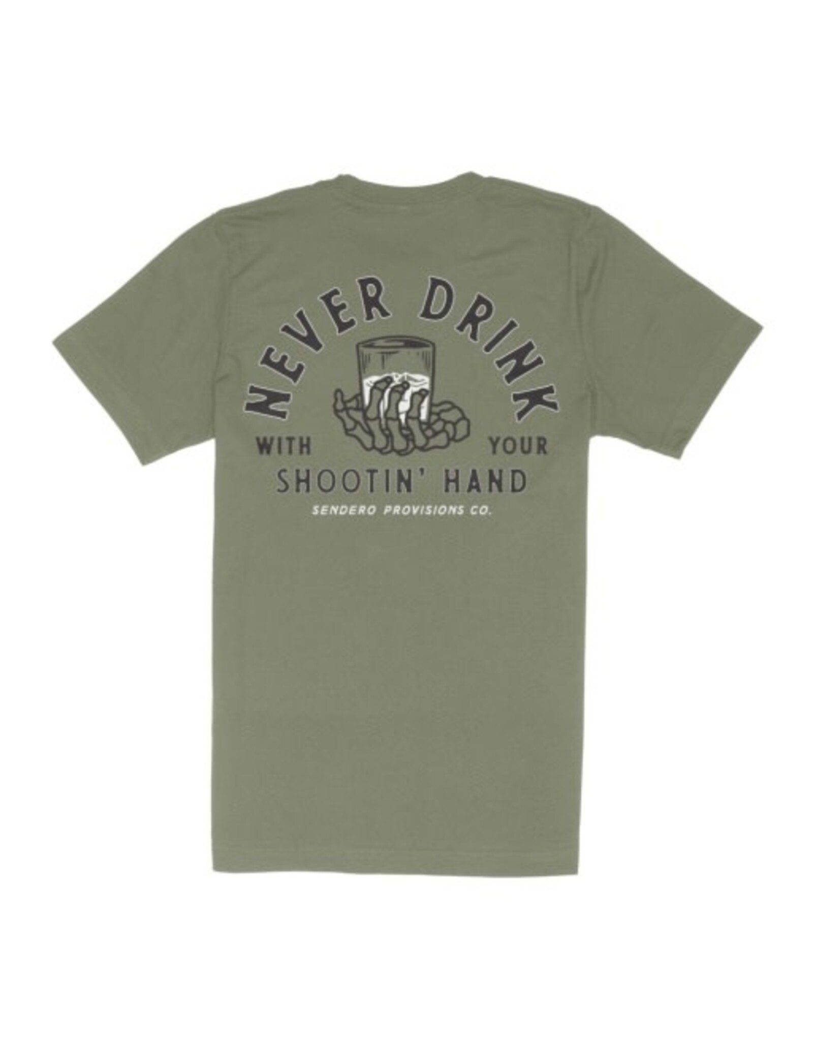 Sendero Shootin Hand T-Shirt Sage