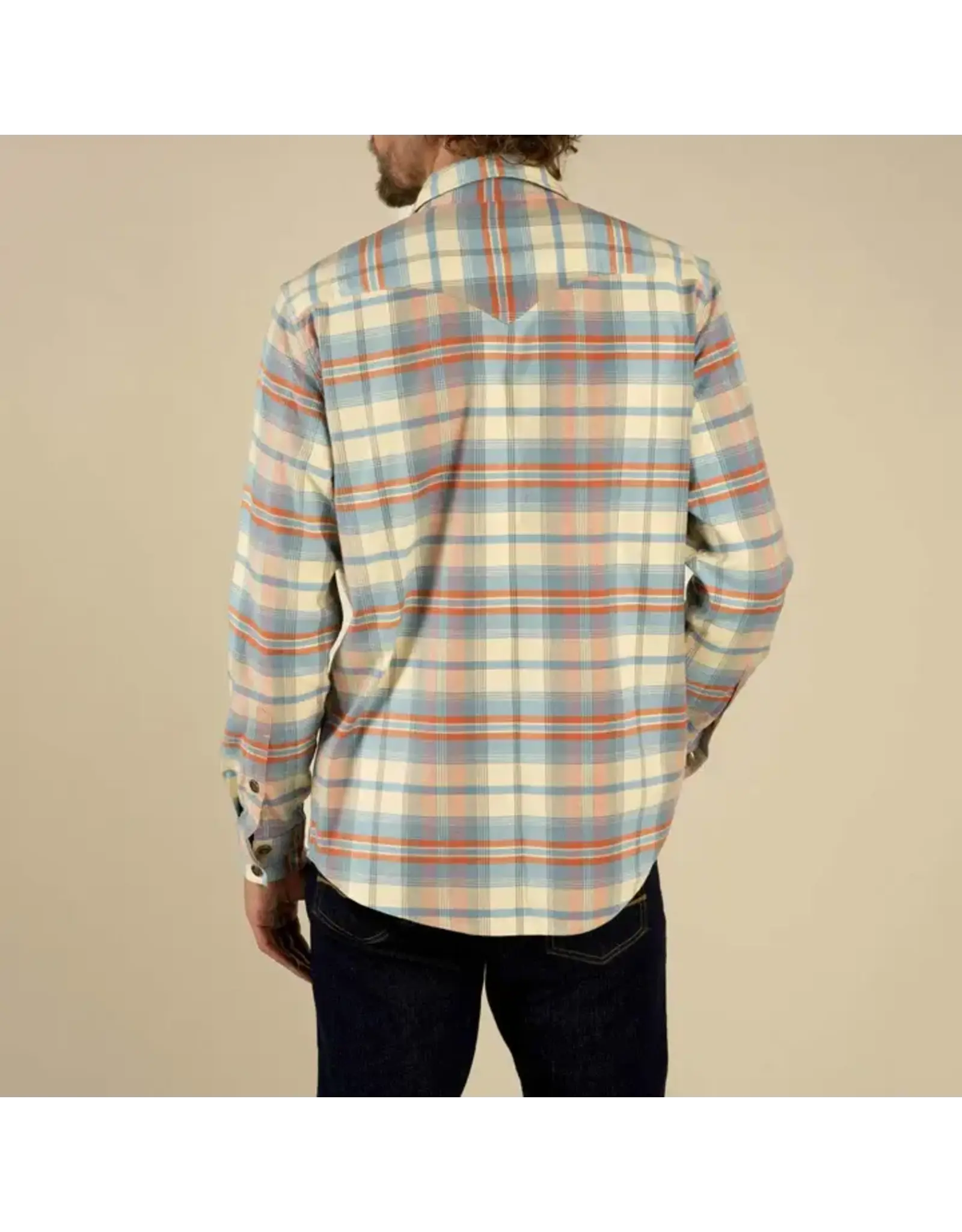 Sendero Moab Stretch Flannel Shirt Blue/Red
