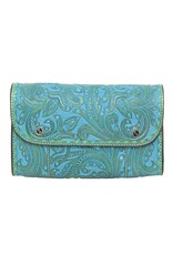 Belted Crossbody Bag Turquoise