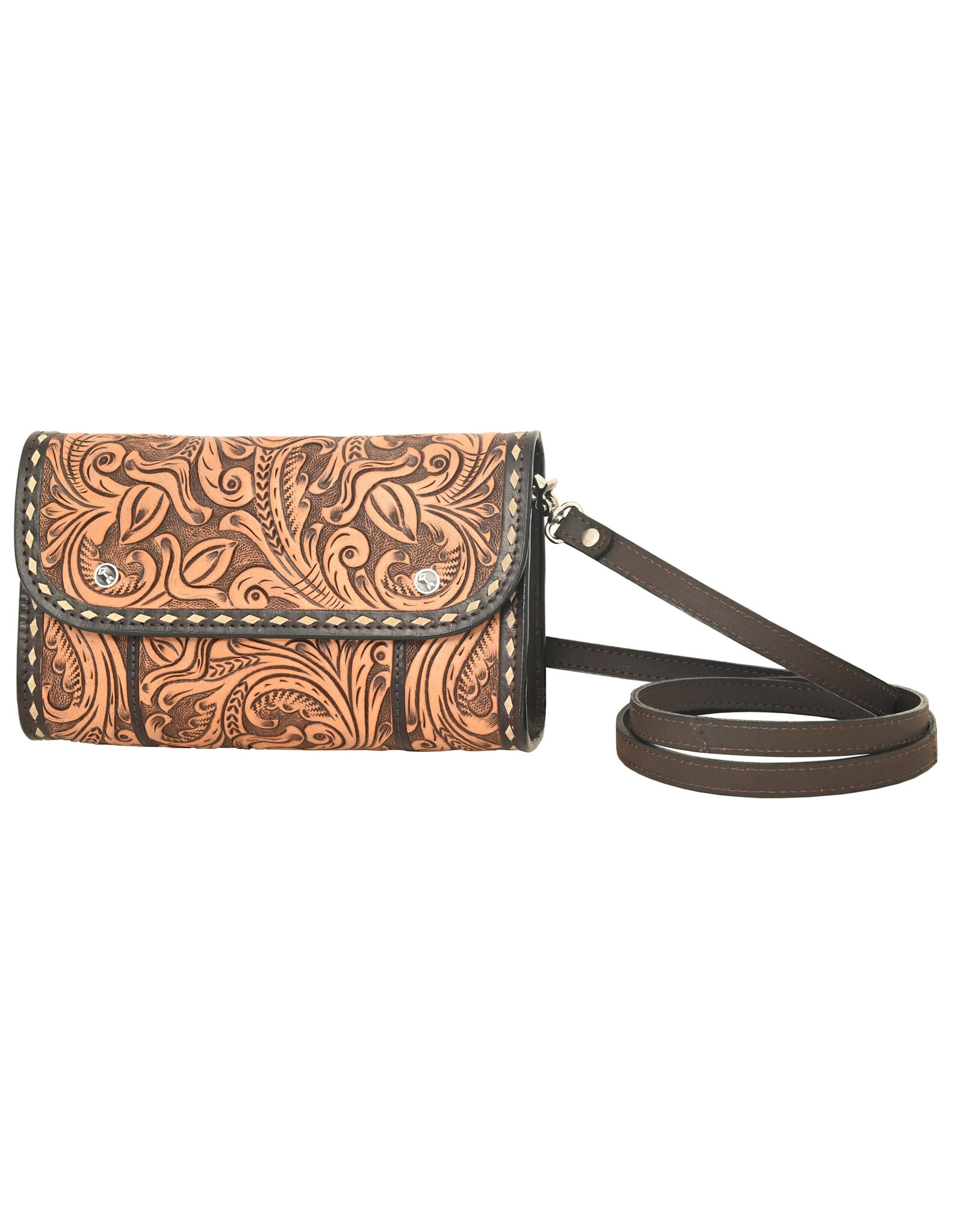 Belted Crossbody Bag Turquoise