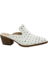 Cara Studded Mule White