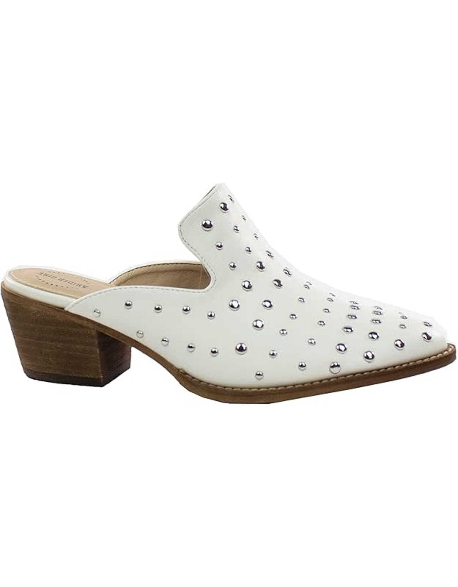 Cara Studded Mule White