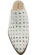 Cara Studded Mule White