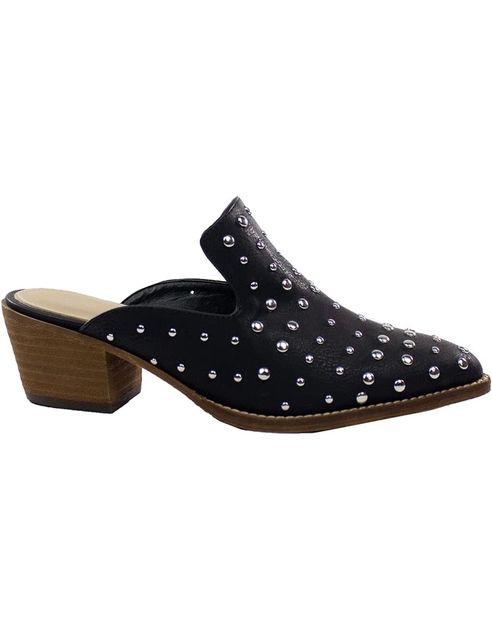 Cara Studded Mule Black