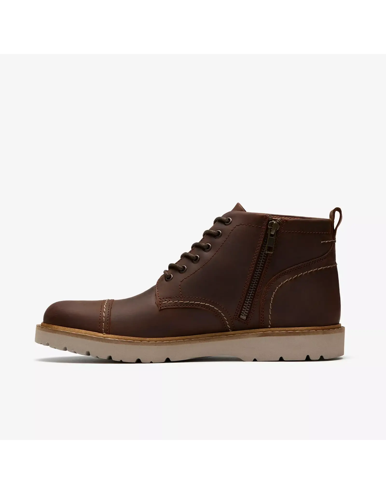 Clarks Clarks Weltridge Zip Tan Leather