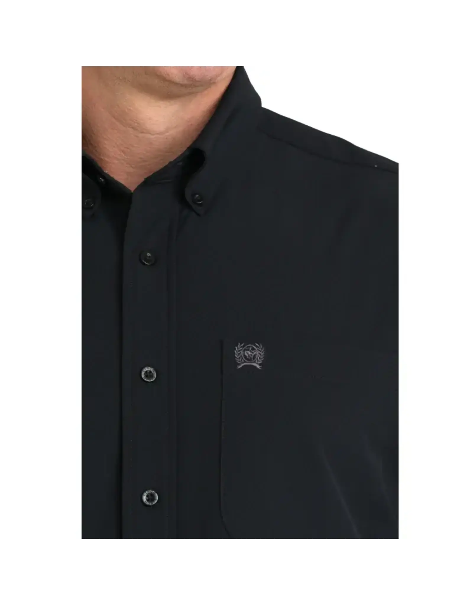 Cinch Cinch Arenaflex Long Sleeve Button Down Shirt Black