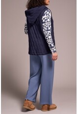 Tribal Tribal Quilted Cotton Long Hooded Vest