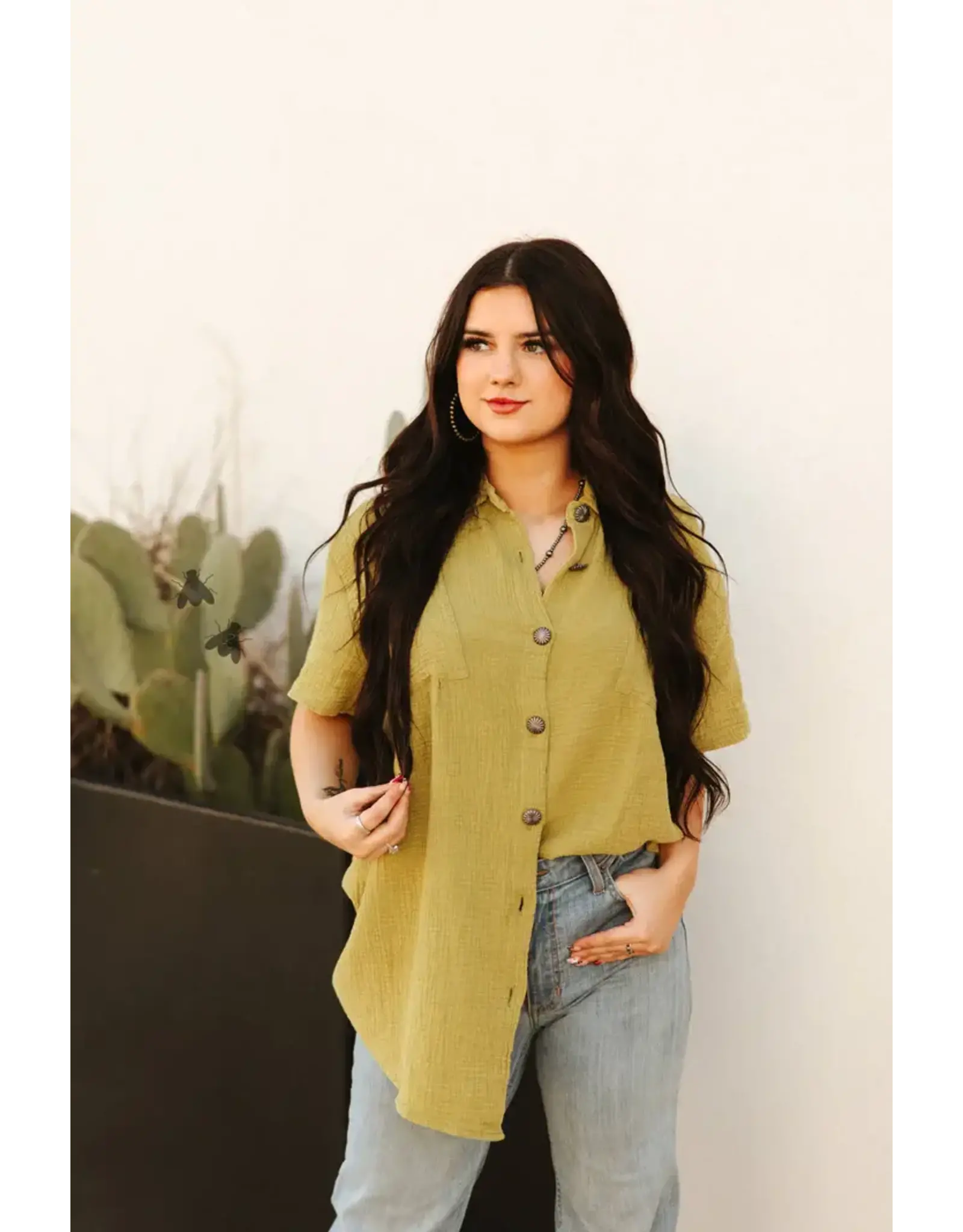 2 Fly Co. Rodeo Grounds Concho Button Shirt