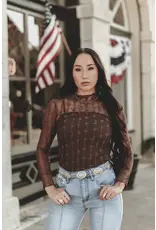 Lariat Lace Top With Liner