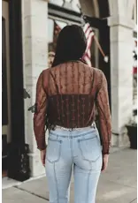 Lariat Lace Top With Liner