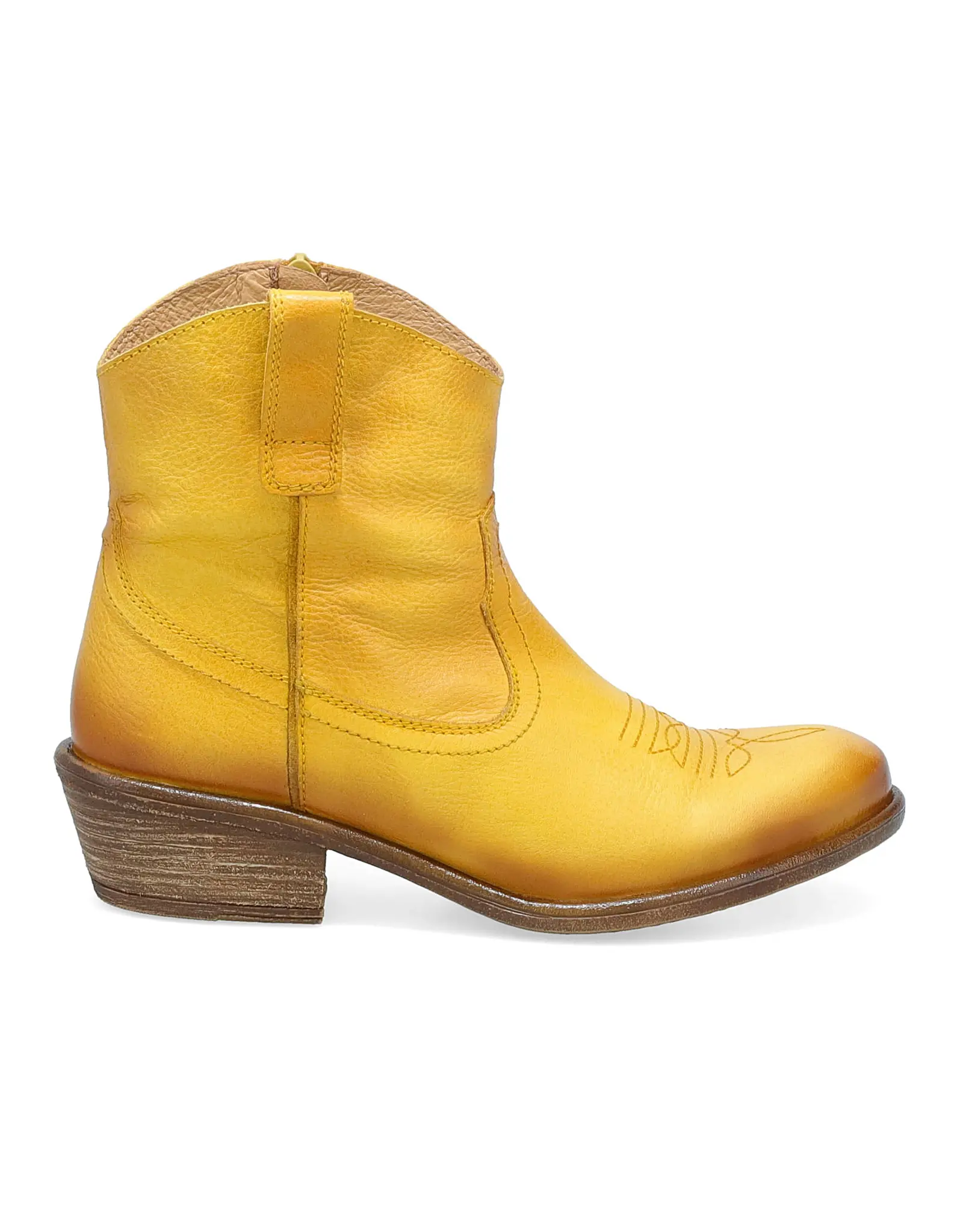 Miz Mooz Carlitos Ankle Cowboy Boots - Ochre