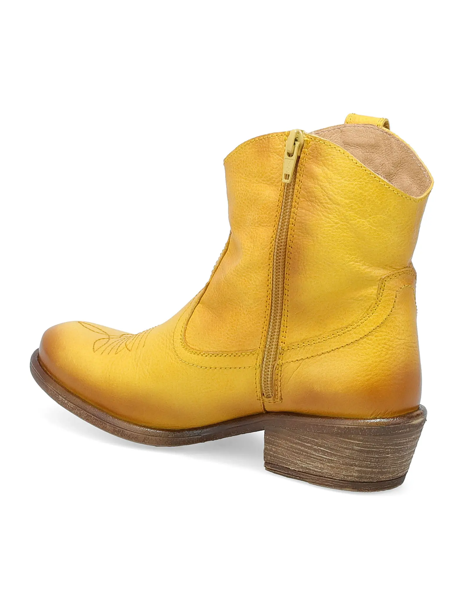 Miz Mooz Carlitos Ankle Cowboy Boots - Ochre