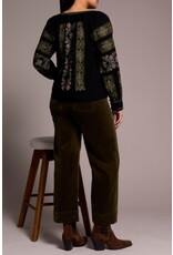 Tribal Tribal Long Sleeve Blouse with Embroidery
