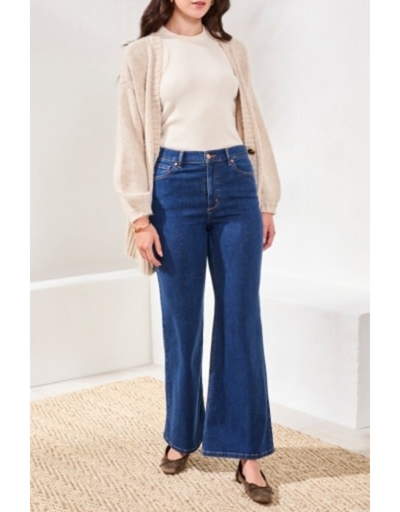 Tribal Tribal Brooke High Rise Palazzo Jeans