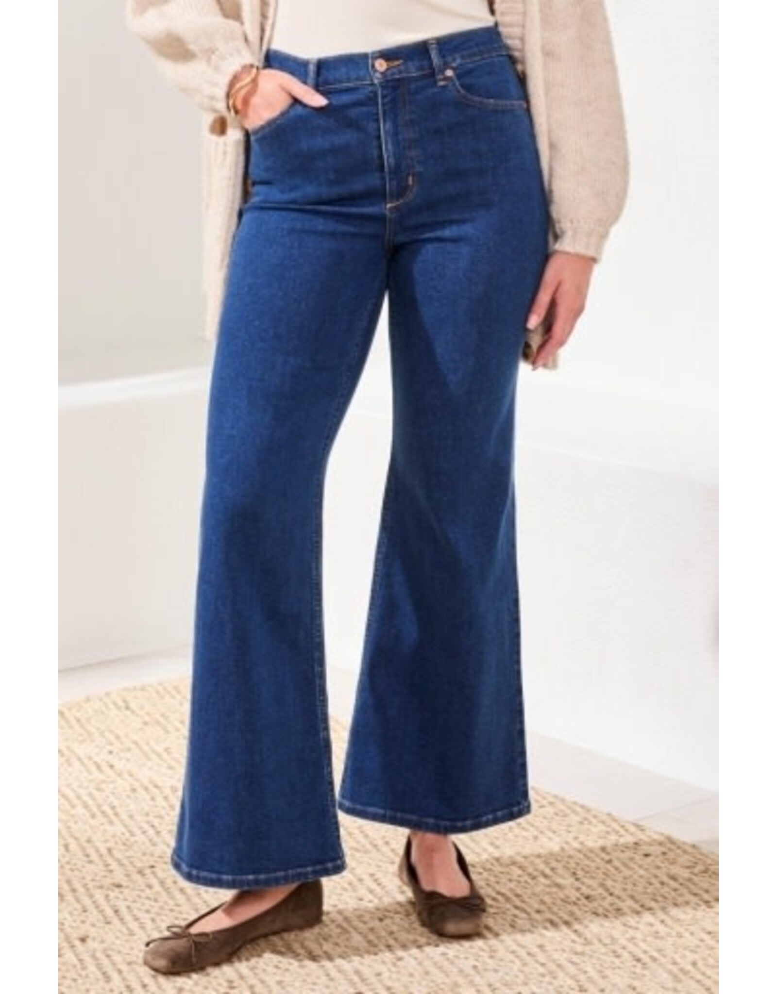 Tribal Tribal Brooke High Rise Palazzo Jeans