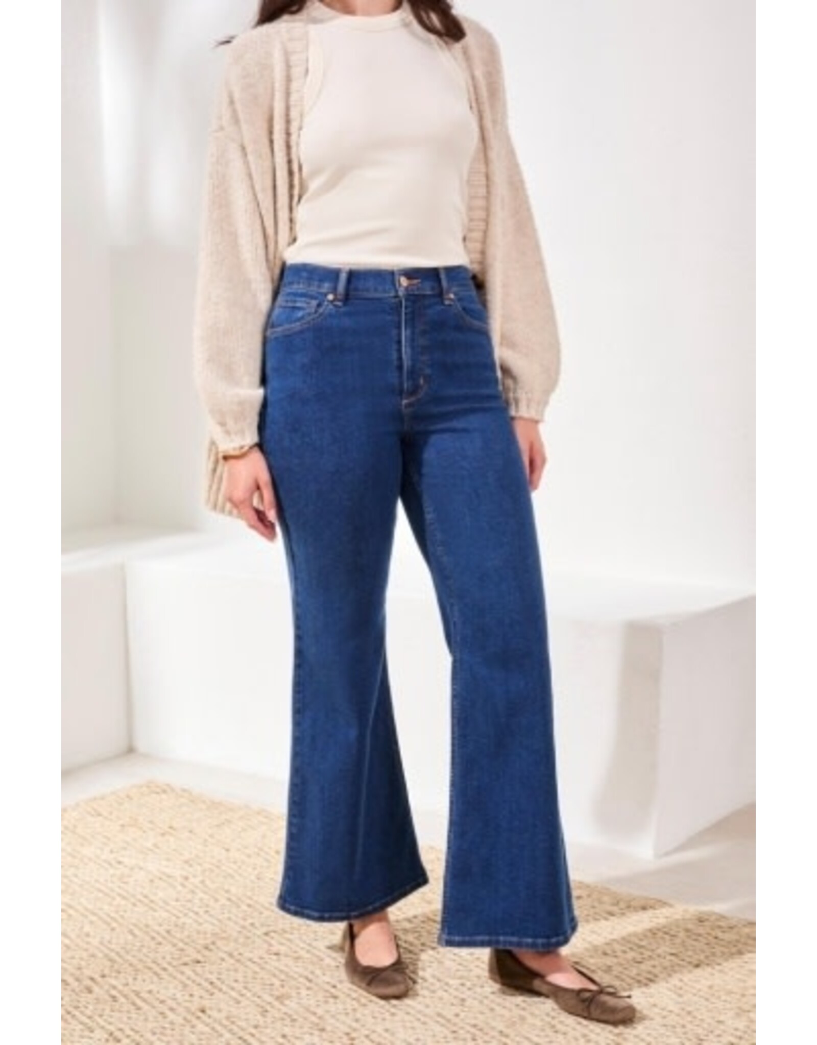 Tribal Tribal Brooke High Rise Palazzo Jeans