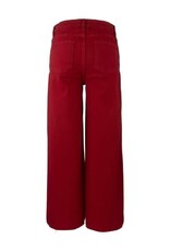 Kut from the Kloth / STS Blue KUT Meg High Rise Wide Leg Raw Hem - Ruby Red