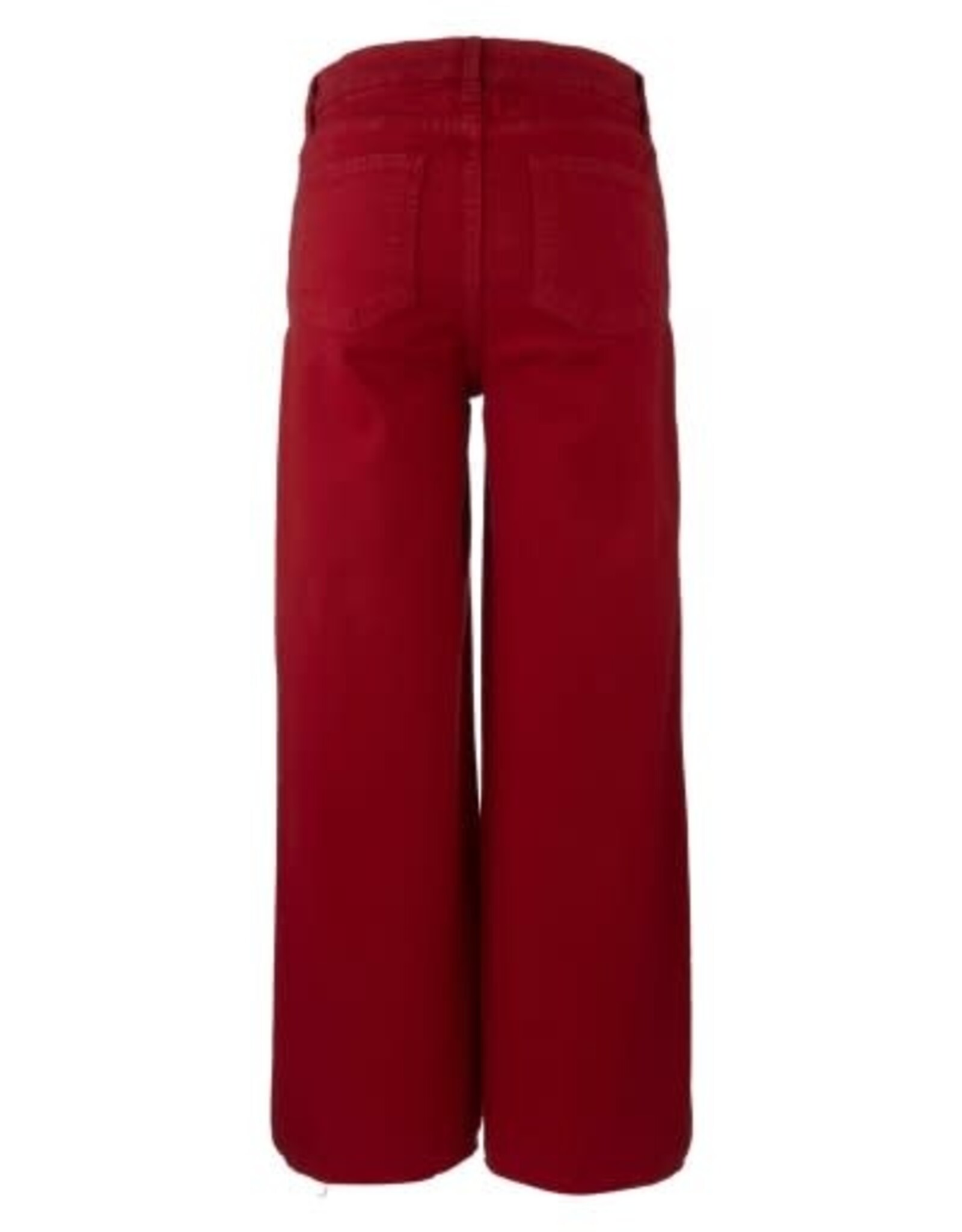 Kut from the Kloth / STS Blue KUT Meg High Rise Wide Leg Raw Hem - Ruby Red