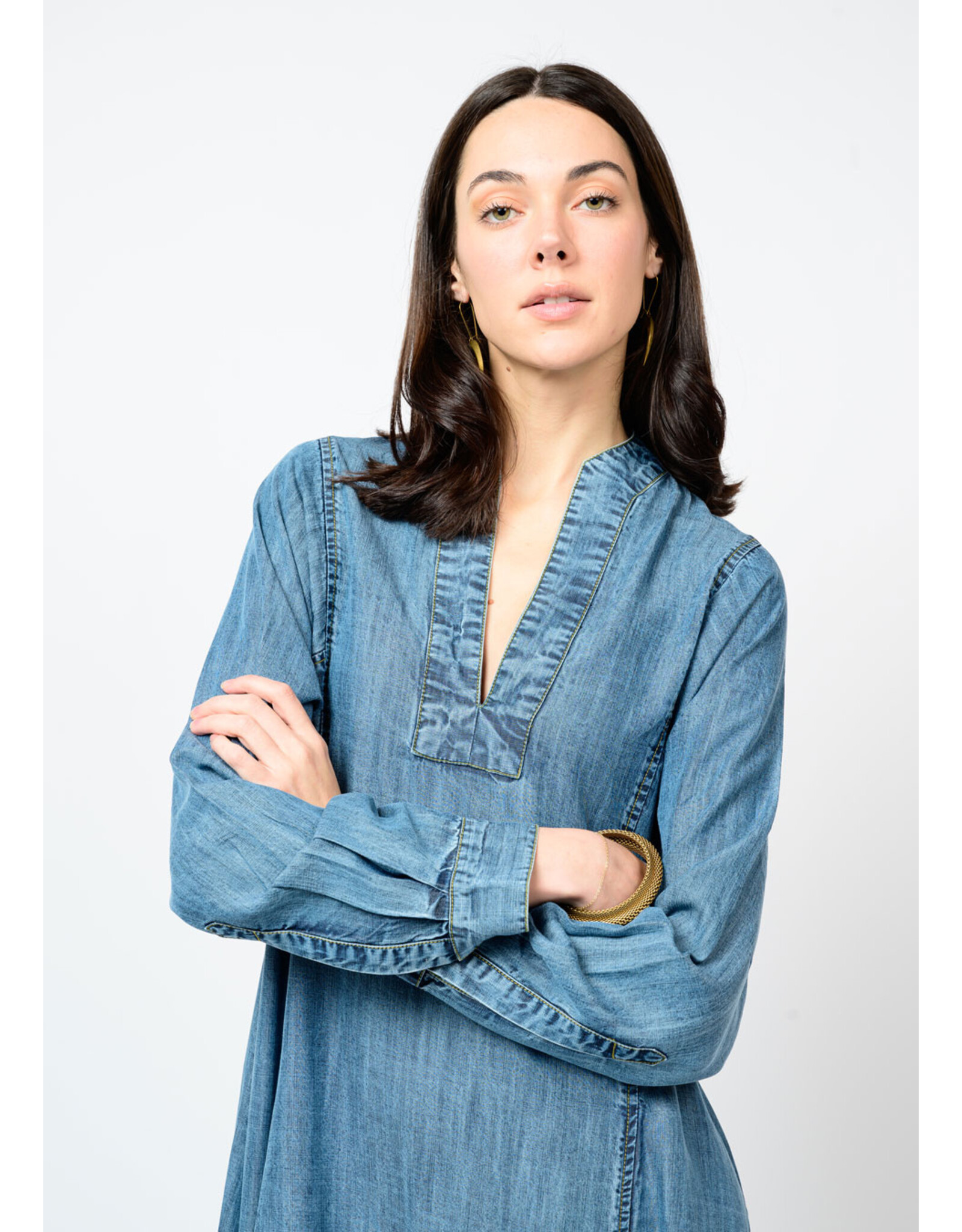 Uncle Frank Uncle Frank Denim Midi Caftan