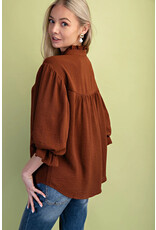 Rosalia 3/4 Balloon Sleeve Blouse