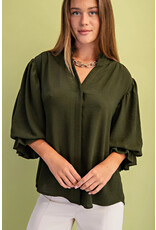 Rosalia 3/4 Balloon Sleeve Blouse