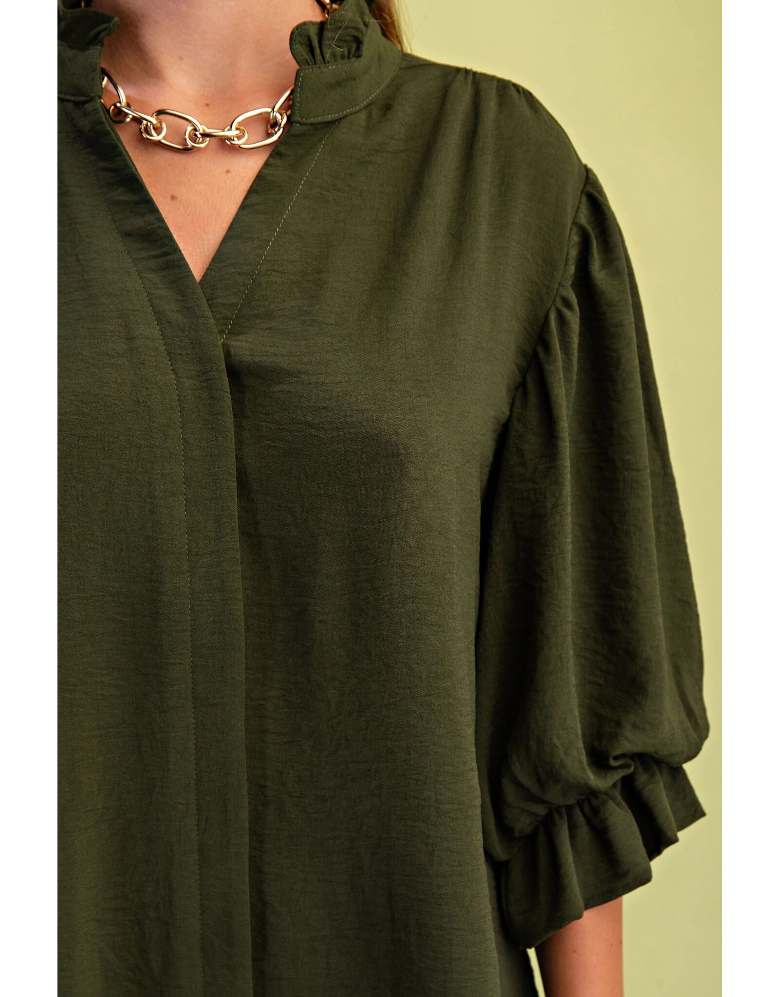 Rosalia 3/4 Balloon Sleeve Blouse