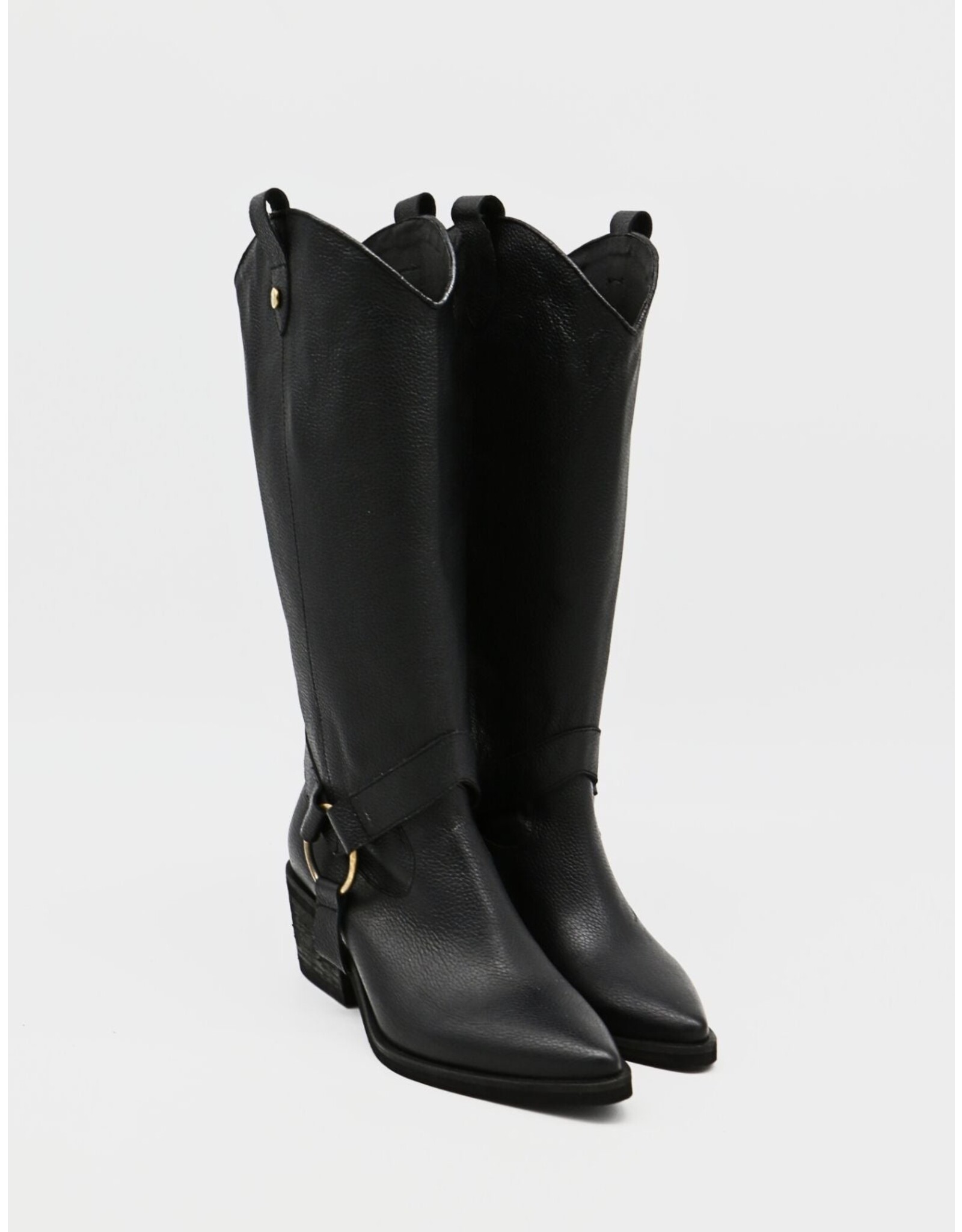 Stivali Penelope Convertible Boot - Black Leather