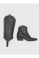Stivali Penelope Convertible Boot - Black Leather