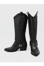 Stivali Penelope Convertible Boot - Black Leather