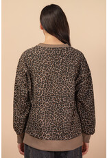 Cocoa Leopard Knit Casual Top