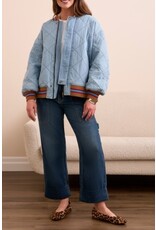 Tribal Tribal Quilted Bomber Jacket