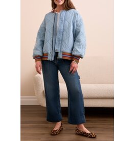 Tribal Tribal Quilted Bomber Jacket