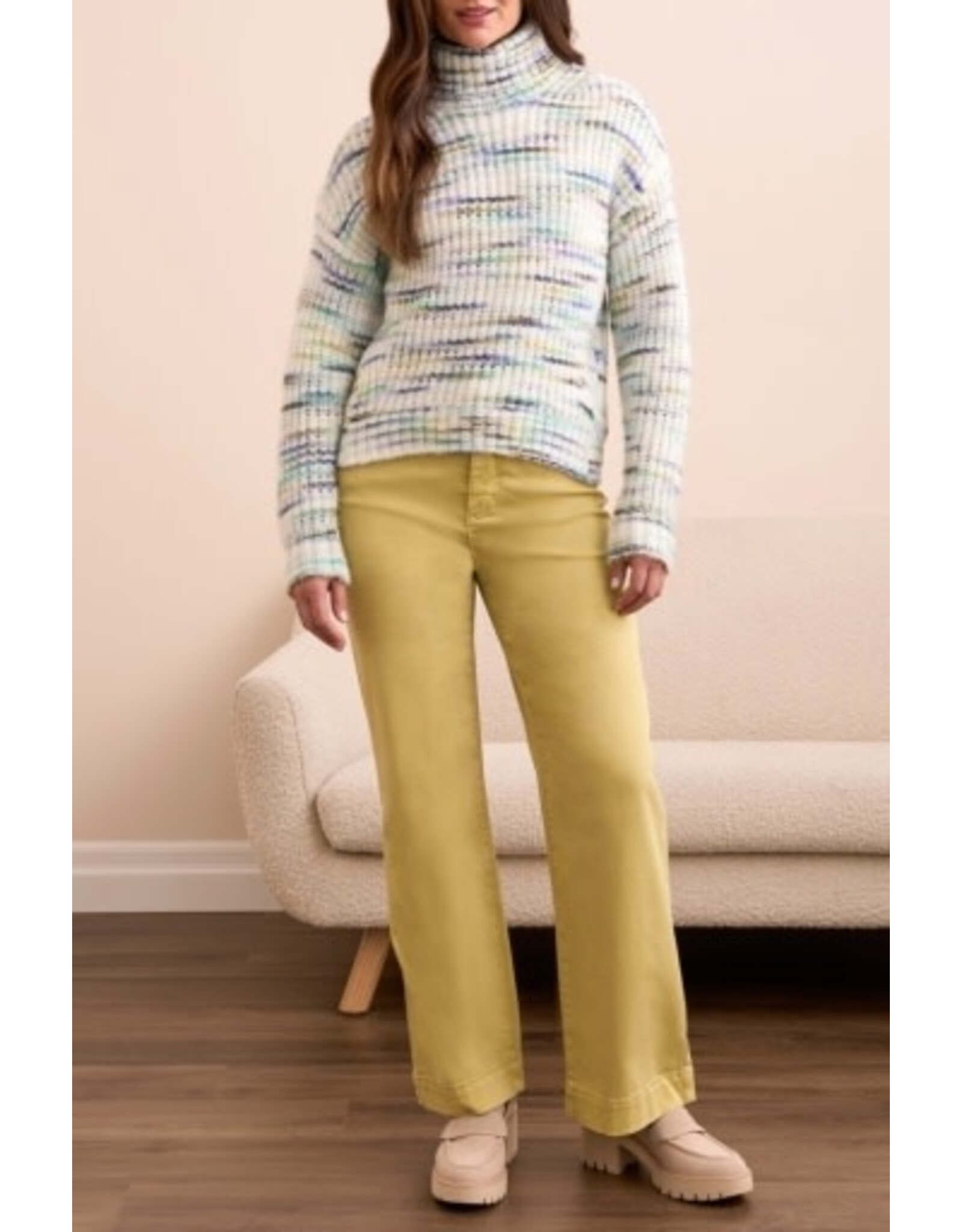 Tribal Tribal T-Neck Sweater