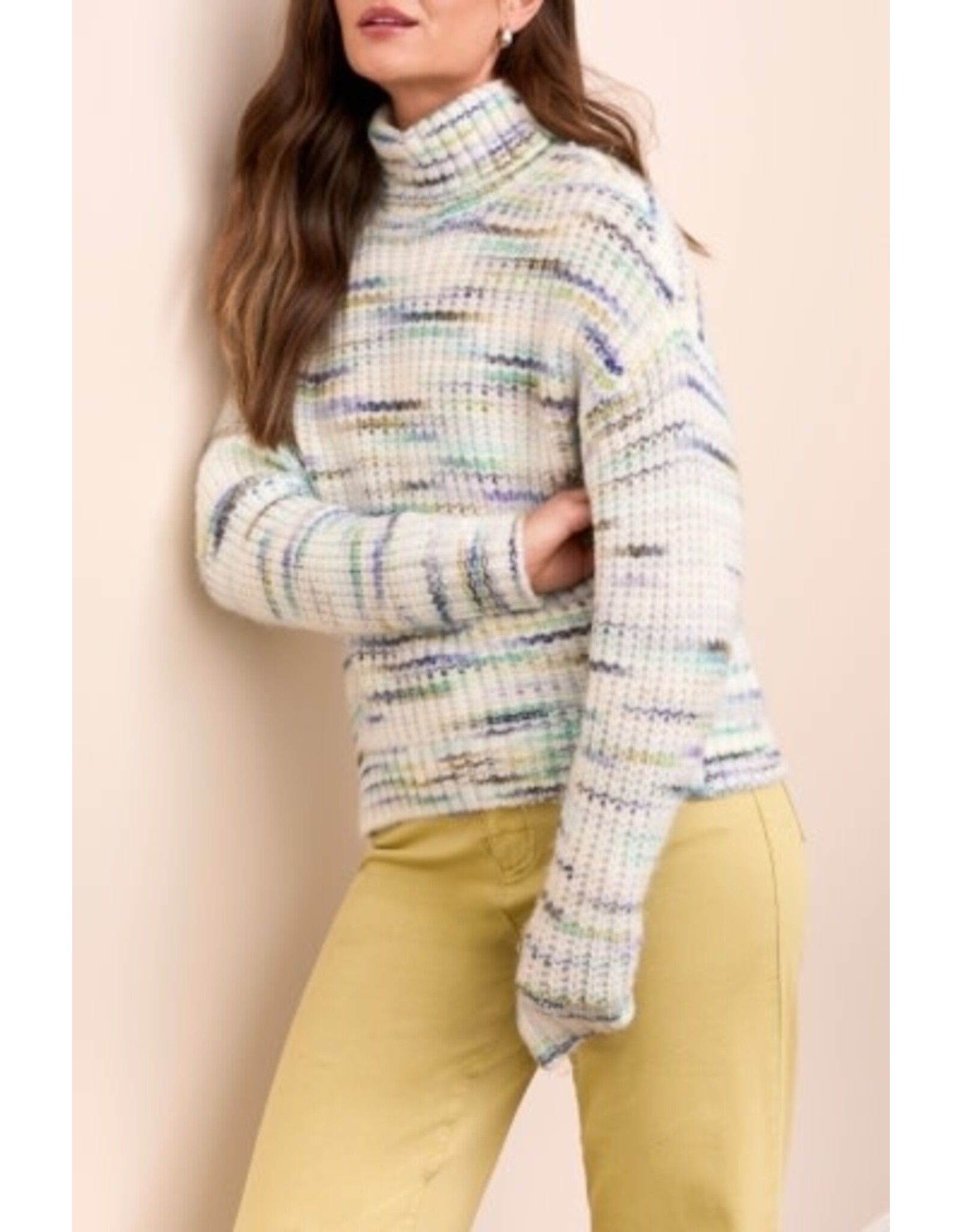 Tribal Tribal T-Neck Sweater
