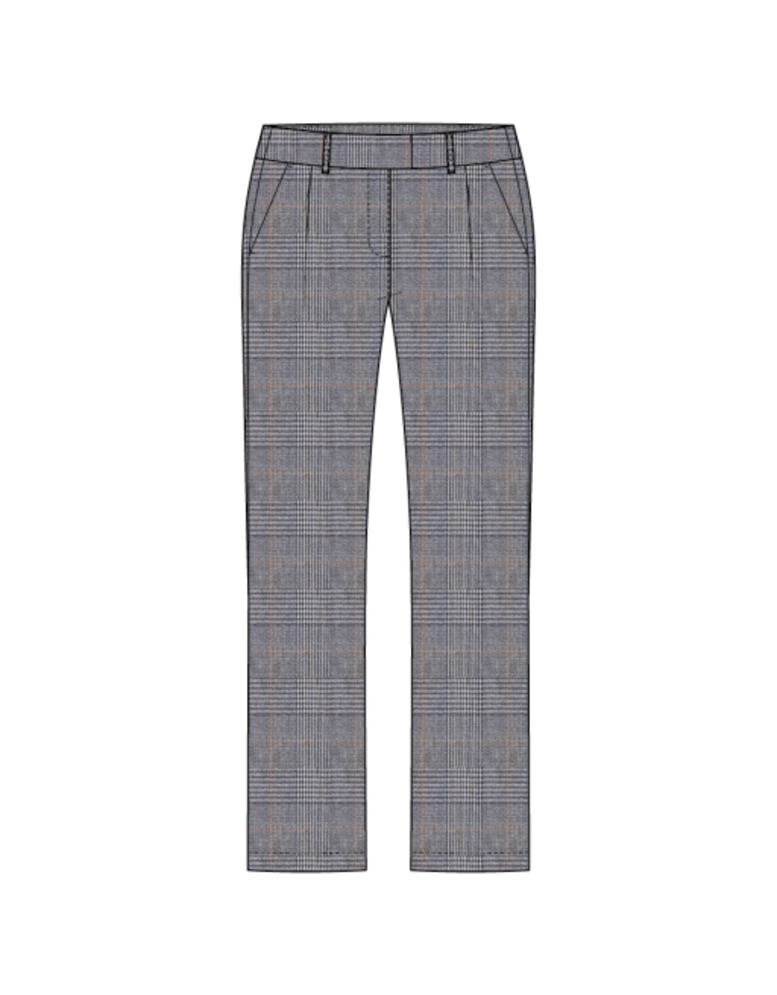 Tribal Tribal Fly Front Trouser with Pleats