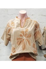 Savannah Embroidered Popover Top Savannah Embroidered Popover Top