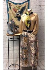 Boho Patchwork Barrel Leg Pants Boho Patchwork Barrel Leg Pants