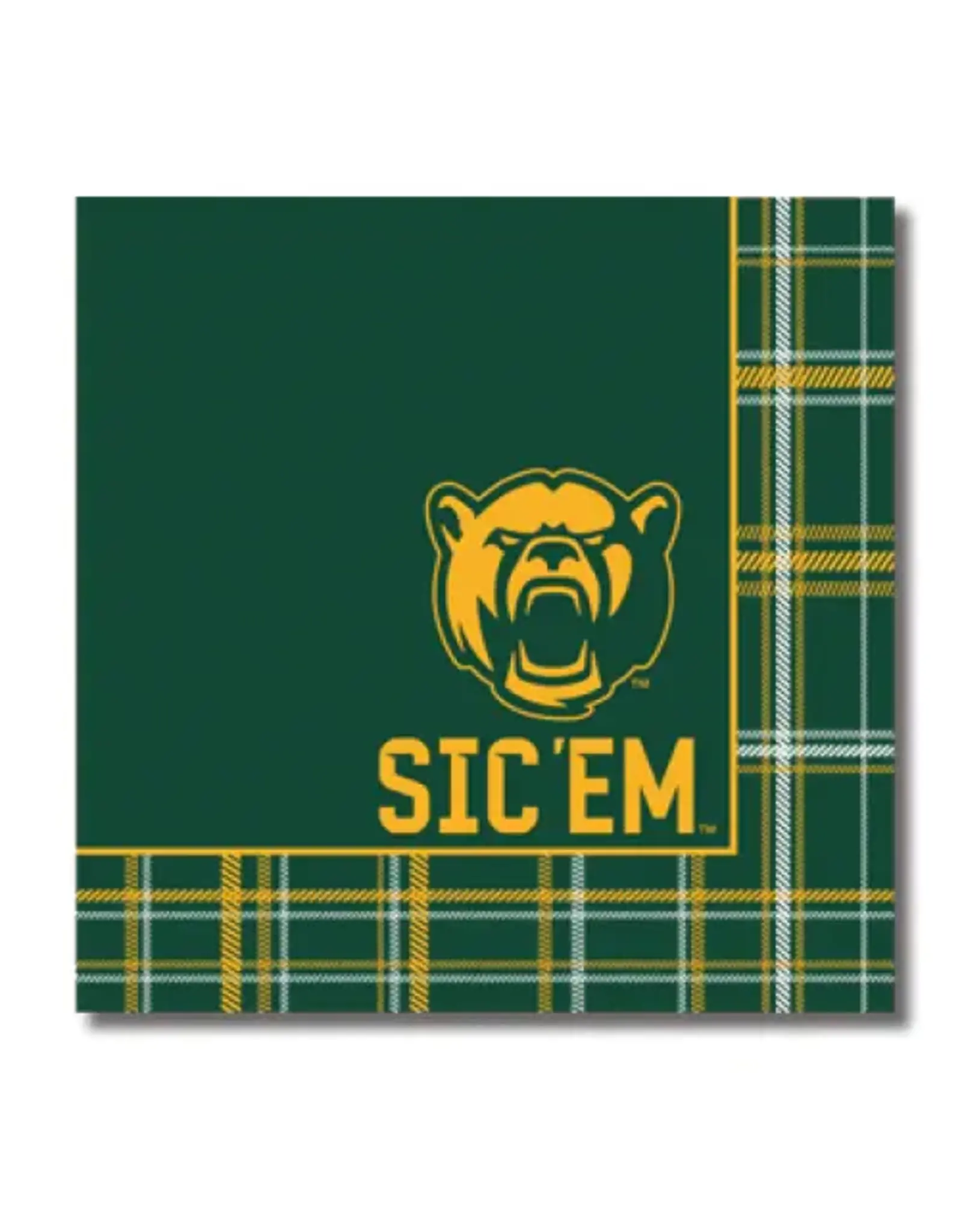 Baylor Napkins 20 Pack