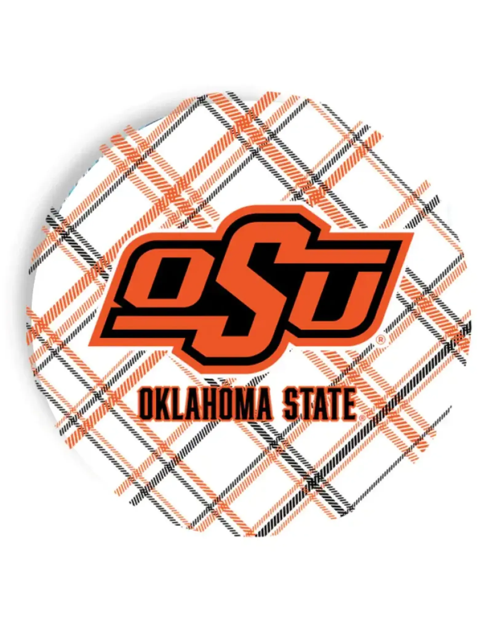 Oklahoma State University 9 Inch Dinner Plate 10 Pack