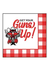 Texas Tech University Guns Up! Napkins 20 Pack Texas Tech University Guns Up! Napkins 20 Pack
