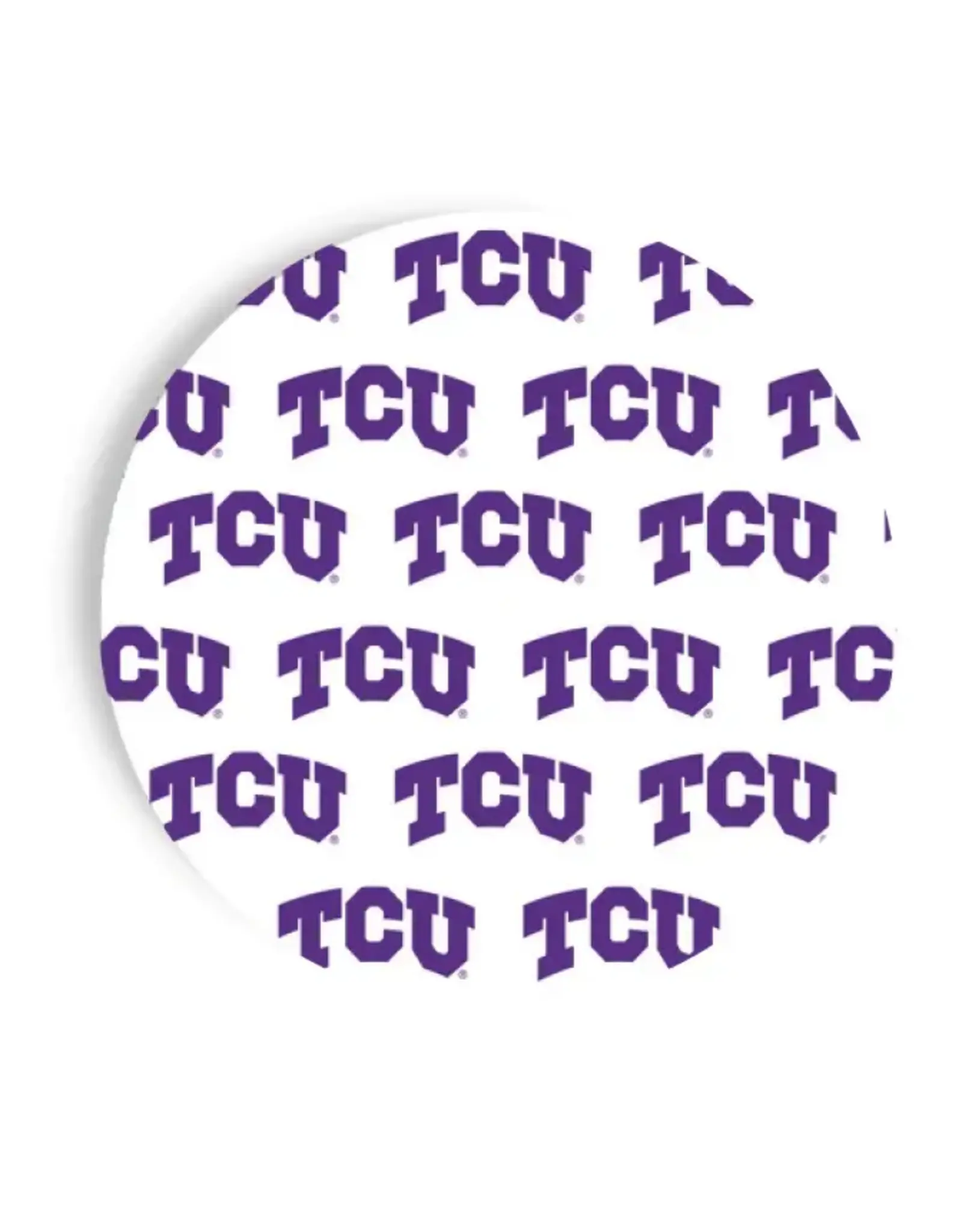 Texas Christian University 7 Inch Dessert Plates