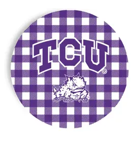 Texas Christian University 9 Inch Dinner Plate 10 Pack