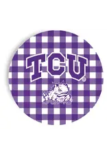 Texas Christian University 9 Inch Dinner Plate 10 Pack Texas Christian University 9 Inch Dinner Plate 10 Pack