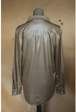 Leather Lux Pearl Snap Shirt