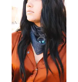 Large Rodeo Rag - Black Boot Stitch