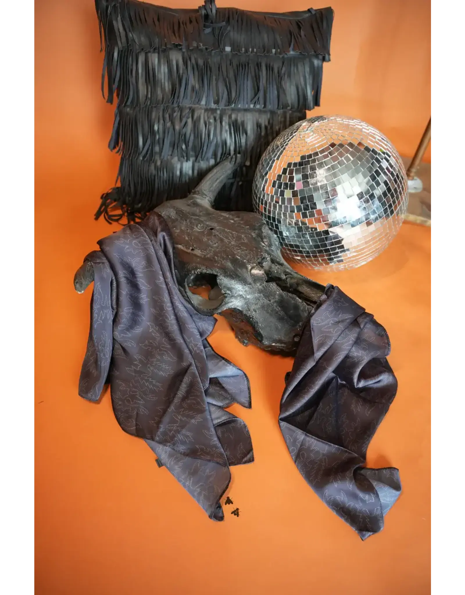 Large Rodeo Rag - Black Boot Stitch