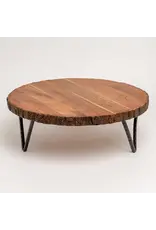 16" Round Bark Edge Cake Plate 16" Round Bark Edge Cake Plate