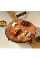16" Round Bark Edge Cake Plate 16" Round Bark Edge Cake Plate