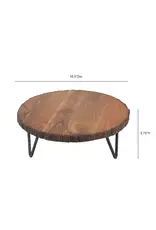 16" Round Bark Edge Cake Plate 16" Round Bark Edge Cake Plate